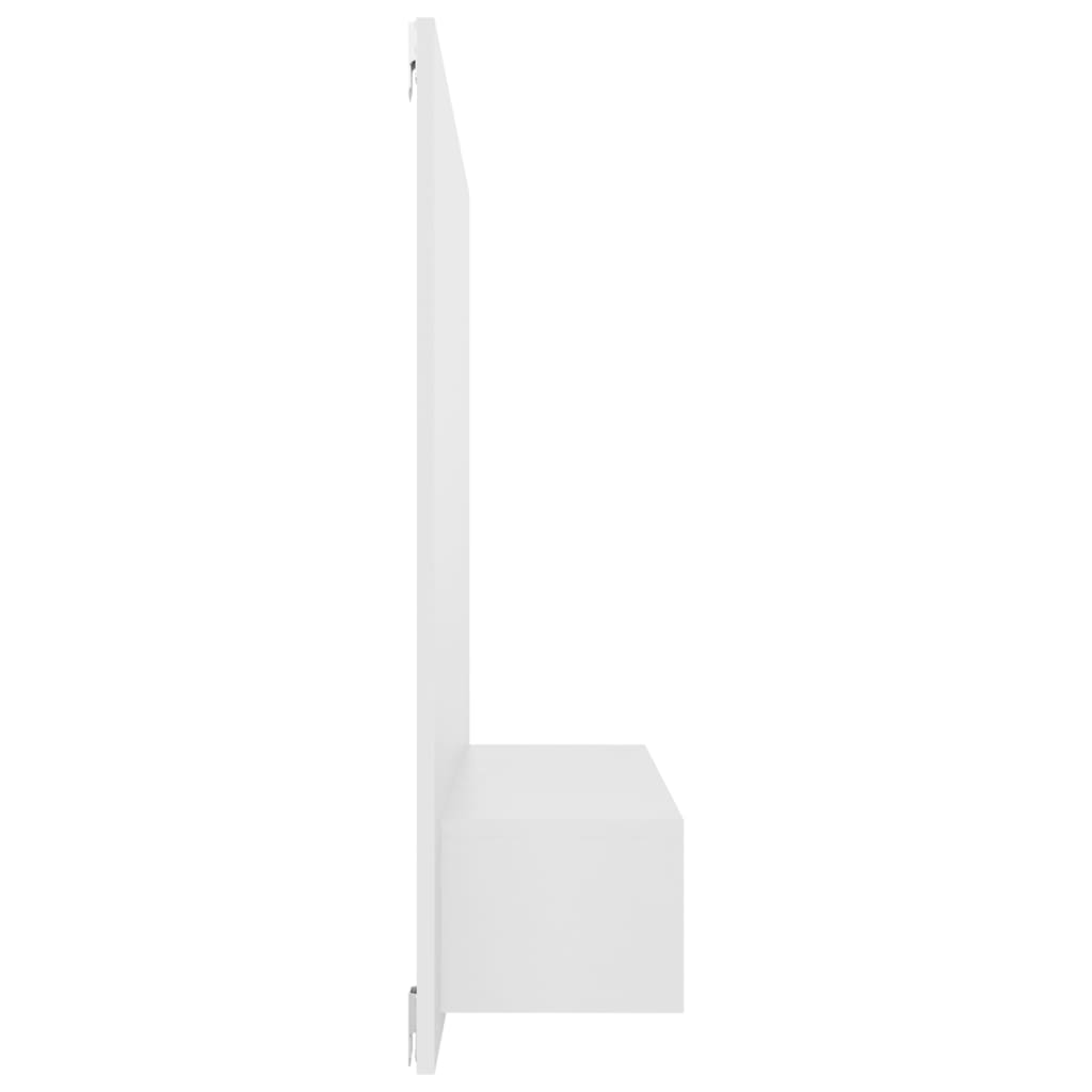 Meuble TV mural Blanc 120x23,5x90 cm Bois d’ingénierie - XIOS