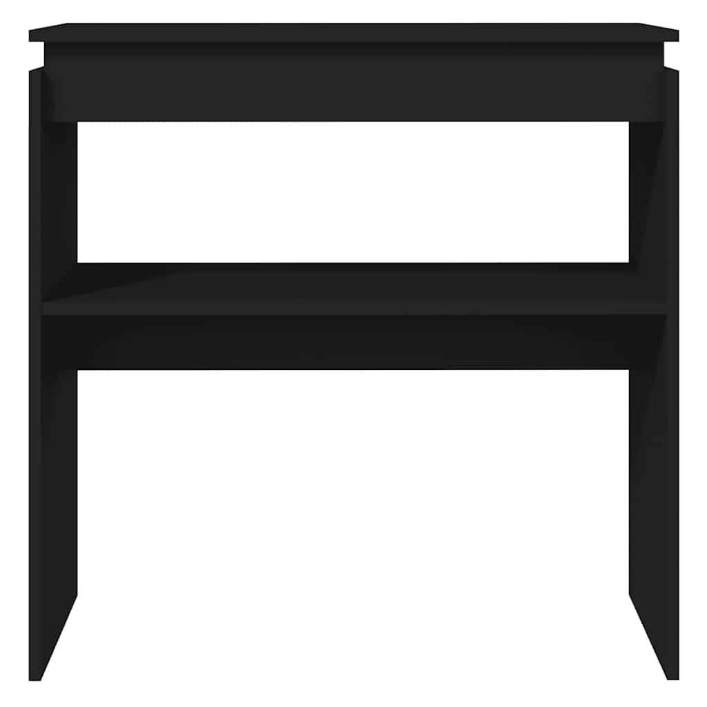 Table console Noir 80x30x80 cm Aggloméré - XIOS