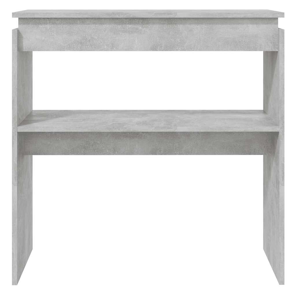 Table console Gris béton 80x30x80 cm Aggloméré - XIOS