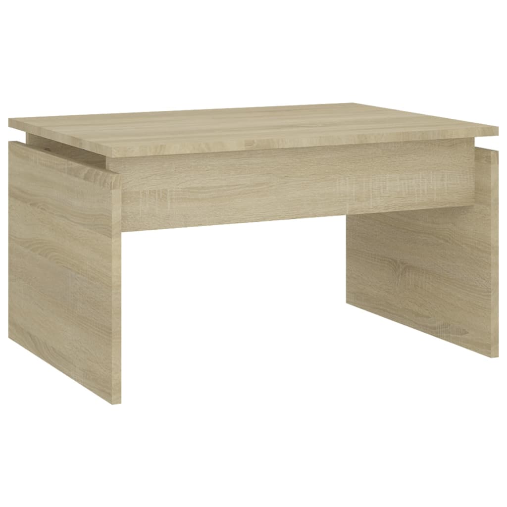 Table basse chêne sonoma 68x50x38 cm bois d'ingénierie - XIOS