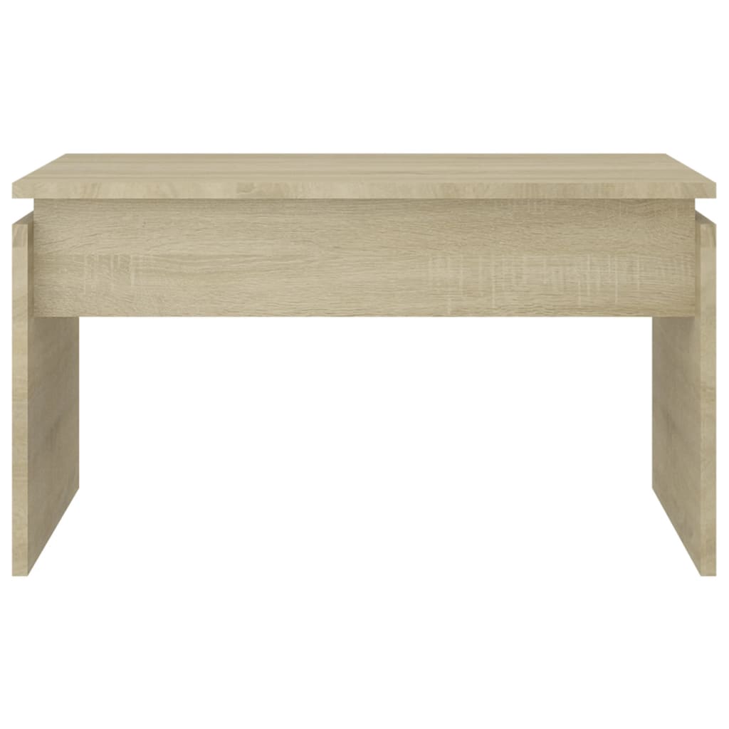 Table basse chêne sonoma 68x50x38 cm bois d'ingénierie - XIOS
