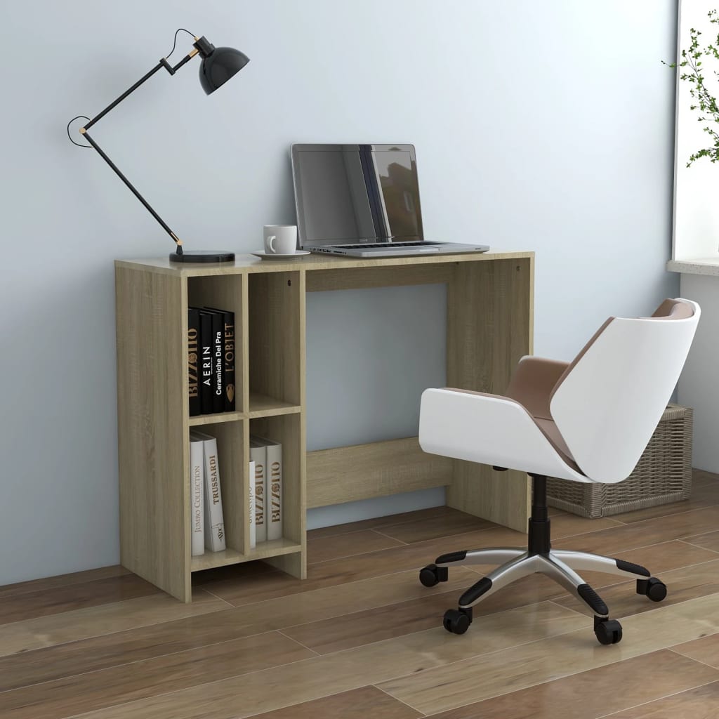 Bureau d'ordinateur portable chêne sonoma bois d'ingénierie - XIOS