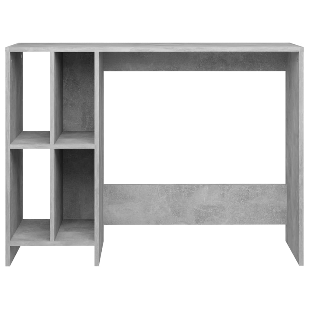 Bureau d'ordinateur portable gris béton bois d'ingénierie - XIOS