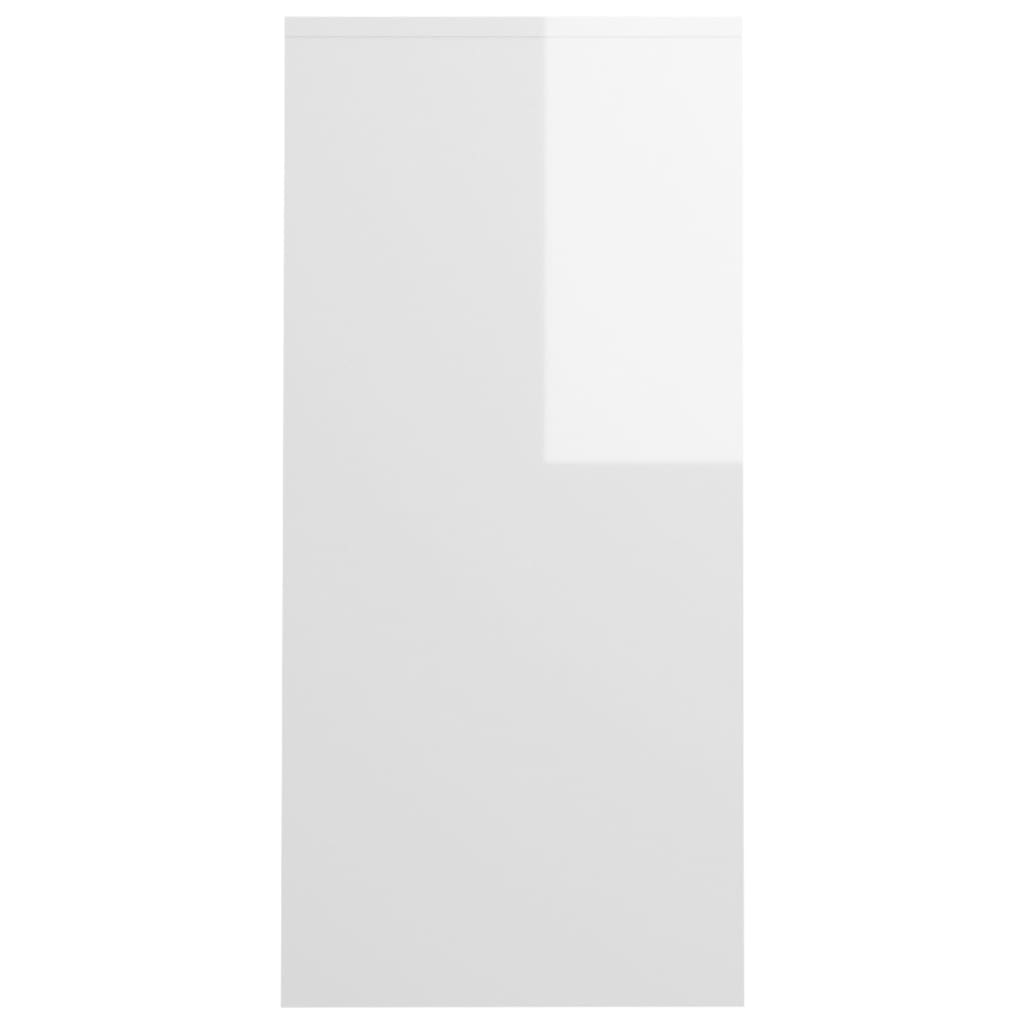 Bureau d'ordinateur portable blanc brillant bois d'ingénierie - XIOS