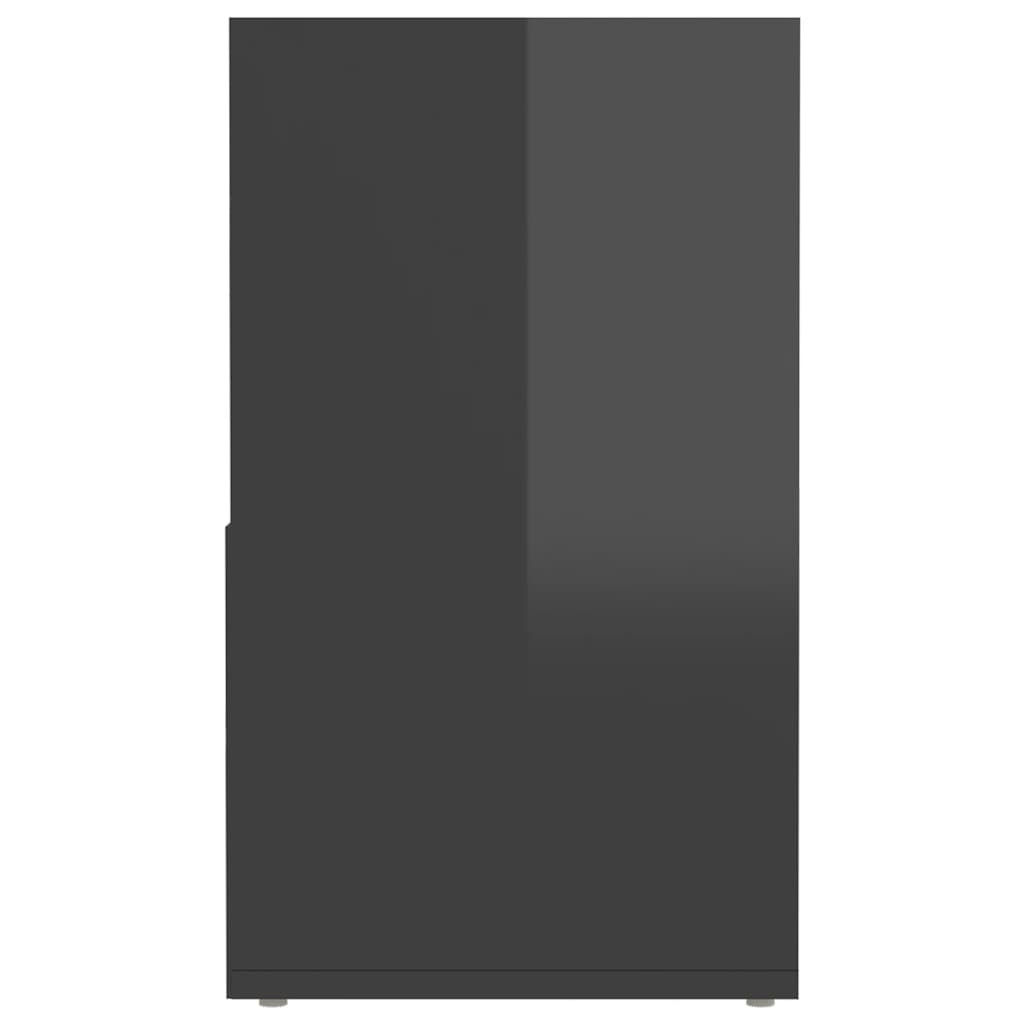 Meuble TV Gris brillant 149x30x52 cm Bois d'ingénierie - XIOS