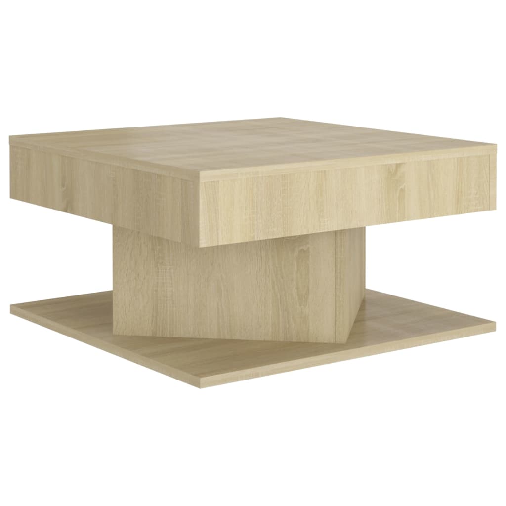 Table basse Chêne sonoma 57x57x30 cm Bois d’ingénierie - XIOS