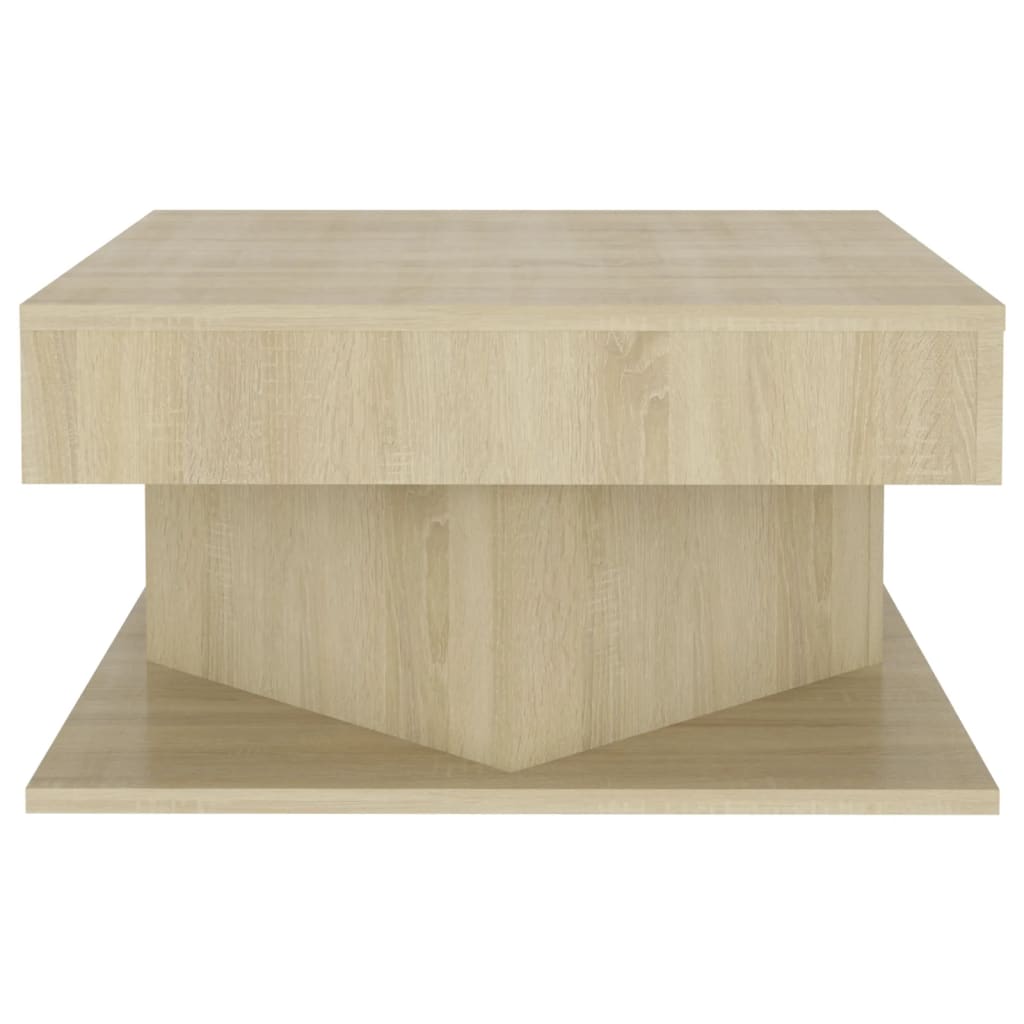 Table basse Chêne sonoma 57x57x30 cm Bois d’ingénierie - XIOS