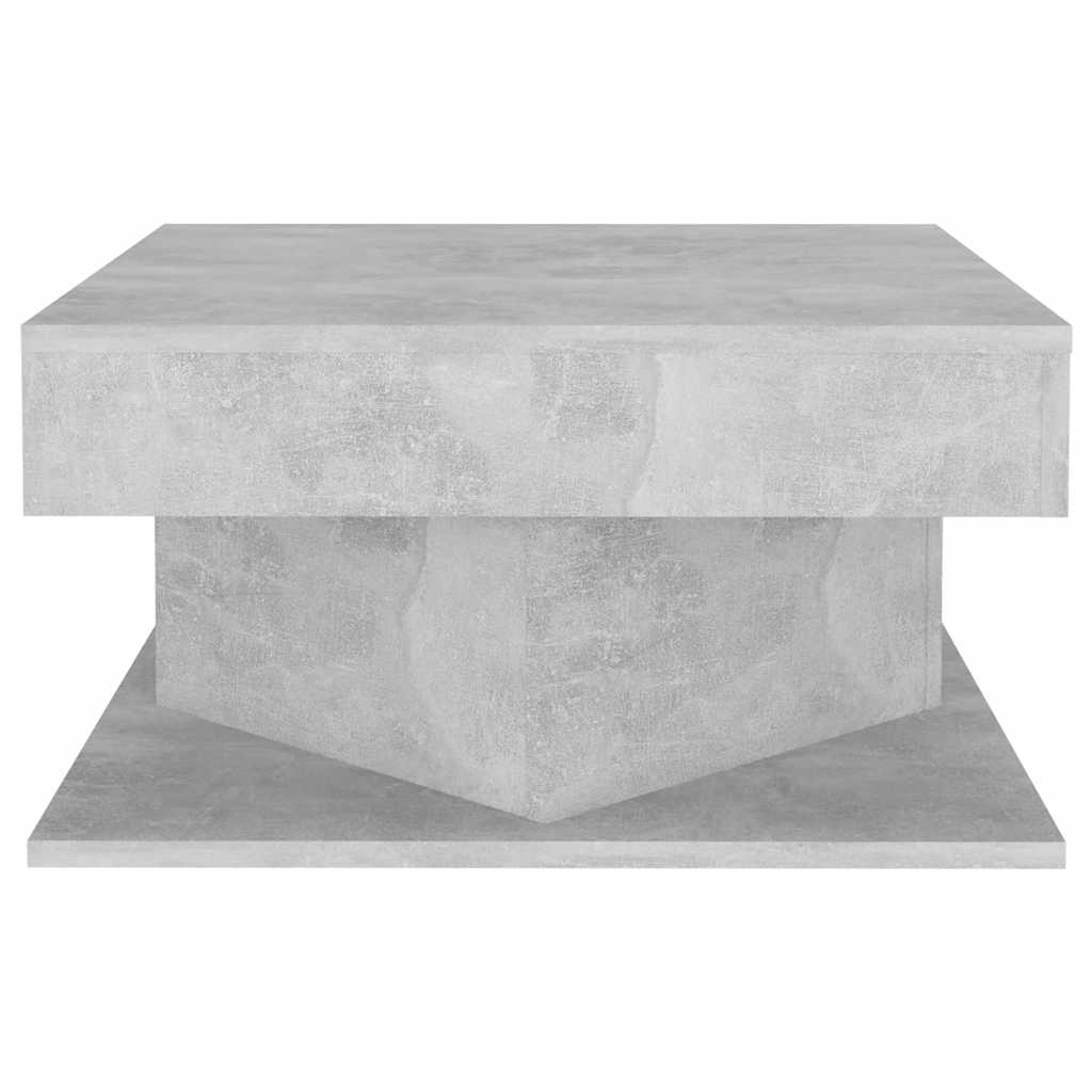 Table basse Gris béton 57x57x30 cm Bois d’ingénierie - XIOS
