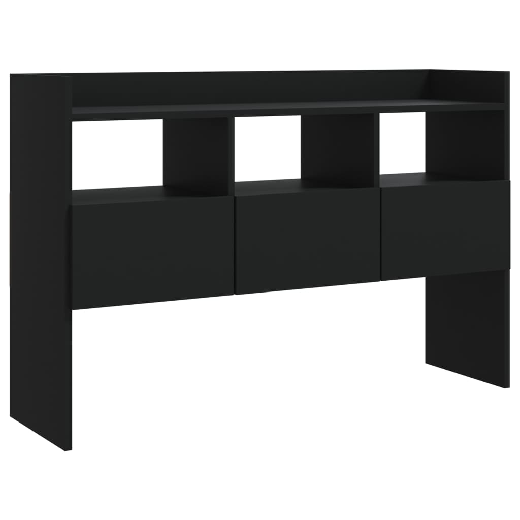 Buffet Noir 105x30x70 cm Bois d’ingénierie - XIOS