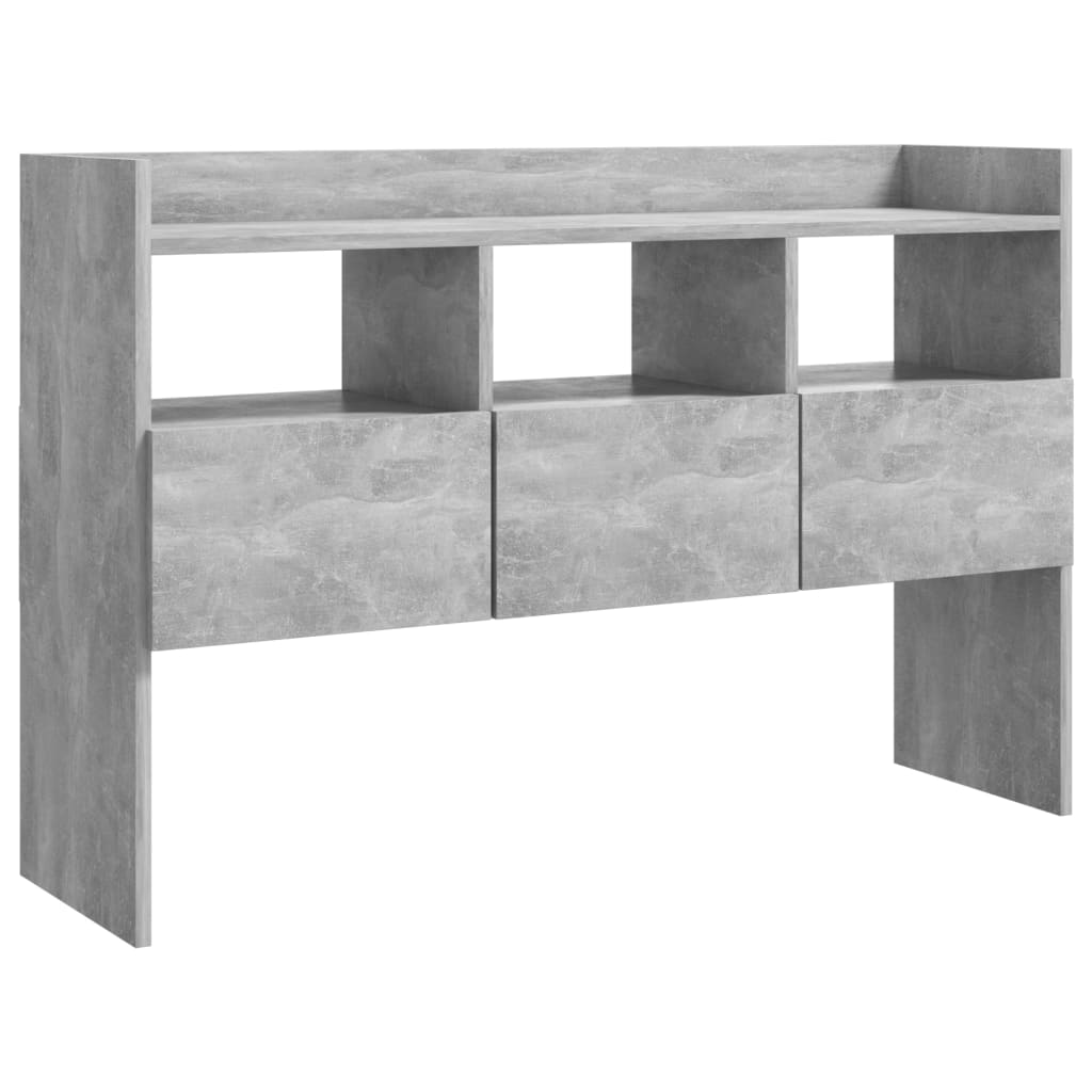 Buffet Gris béton 105x30x70 cm Bois d’ingénierie - XIOS