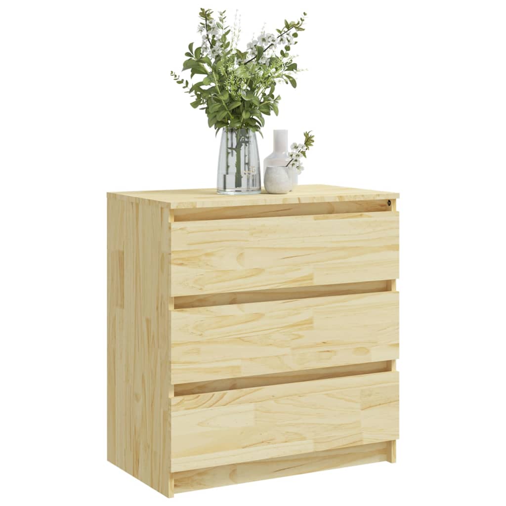 Table de chevet 60x36x64 cm Bois de pin massif - XIOS
