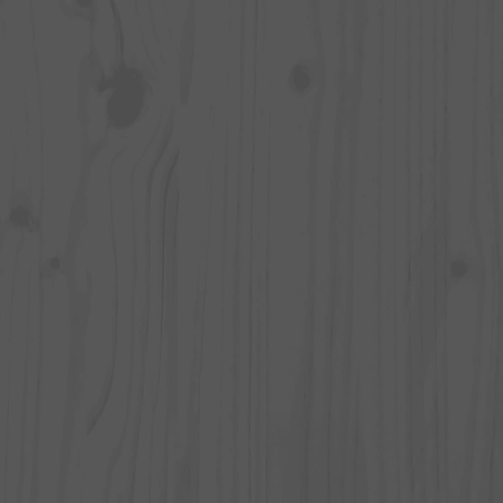 Armoire latérale gris 60x36x65 cm bois de pin massif - XIOS