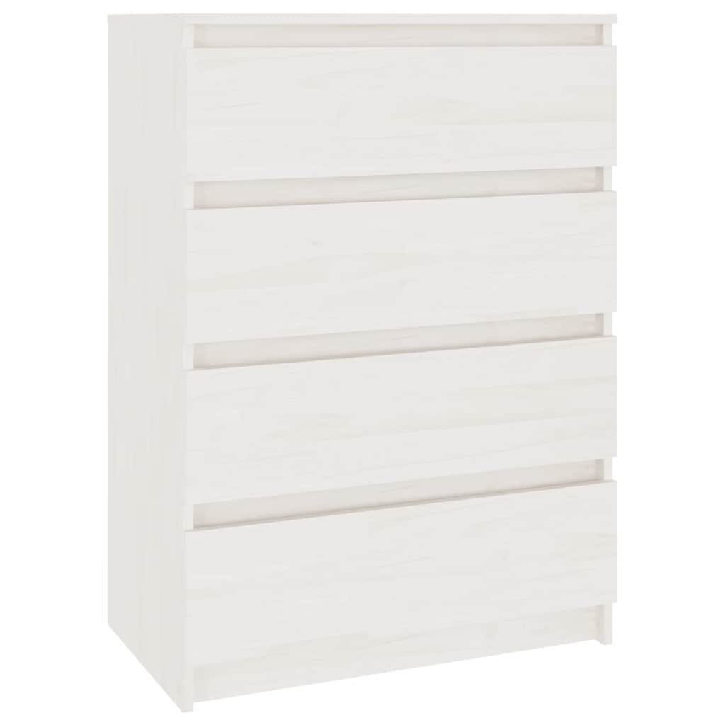 Armoire d'appoint Blanc 60x36x84 cm Bois de pin massif - XIOS