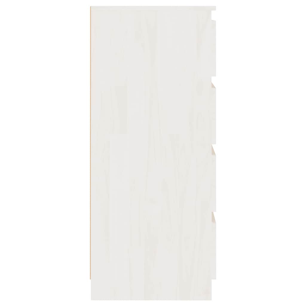 Armoire d'appoint Blanc 60x36x84 cm Bois de pin massif - XIOS