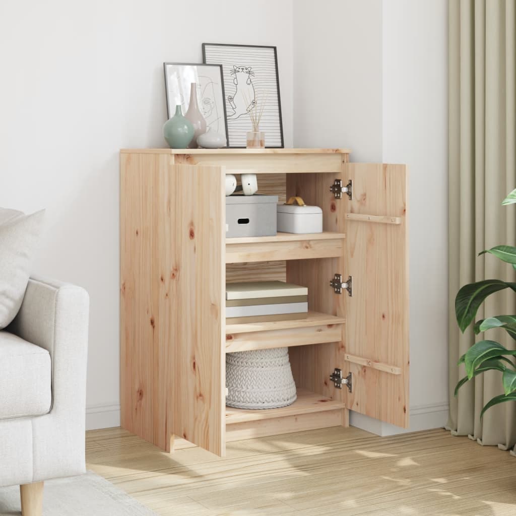 Buffet 60x36x84 cm bois de pin massif - XIOS