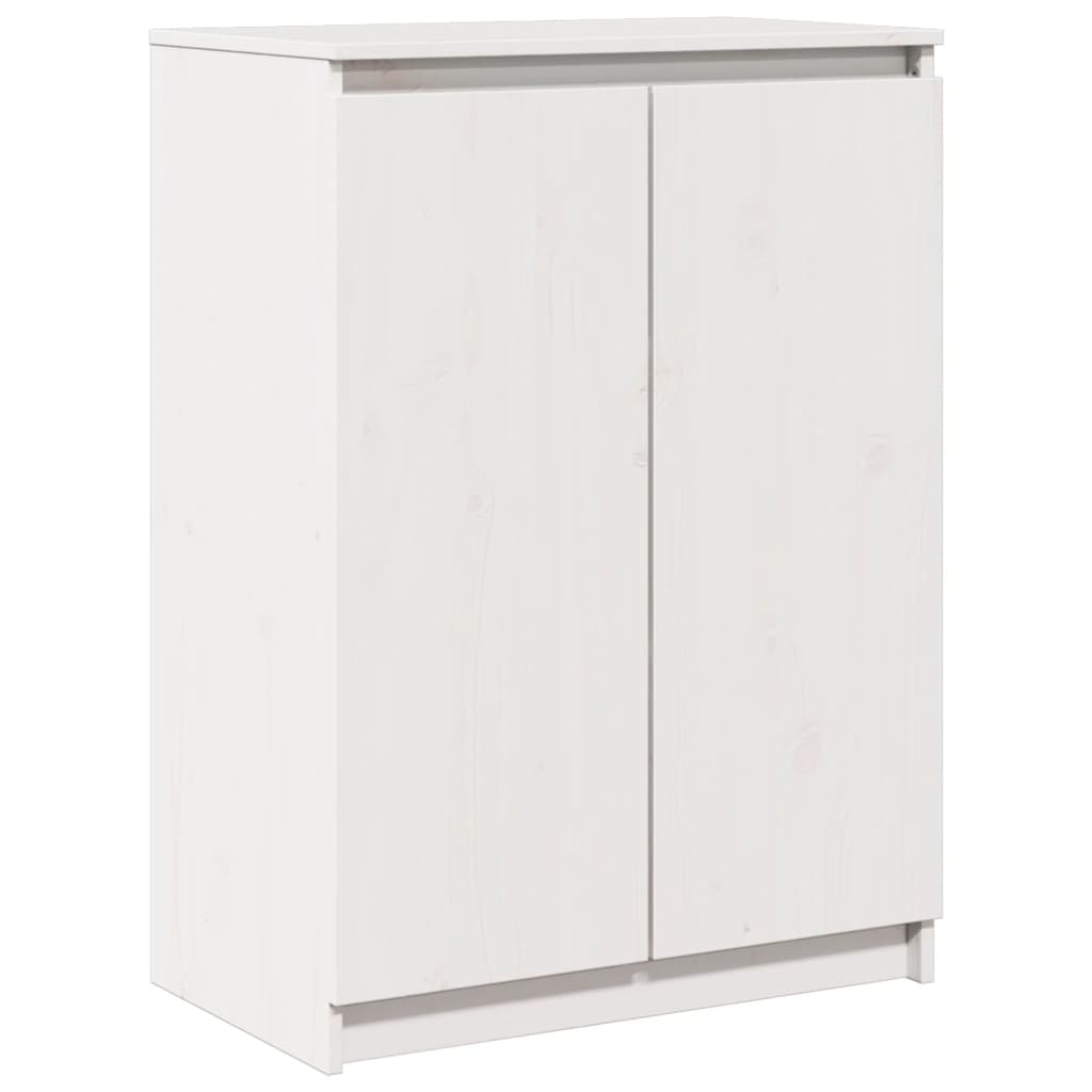 Buffet Blanc 60x36x84 cm Bois de pin massif - XIOS