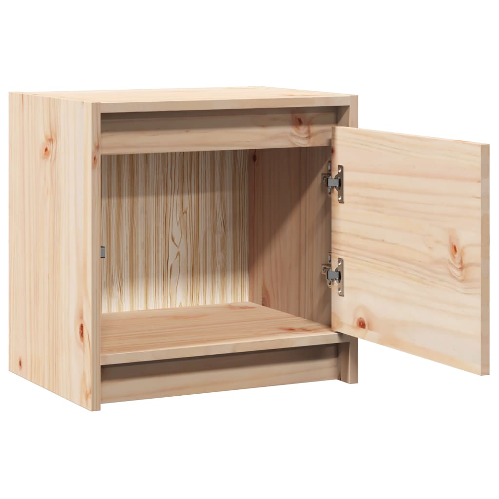 Tables de chevet 2 pcs 40x30,5x40 cm bois de pin massif - XIOS