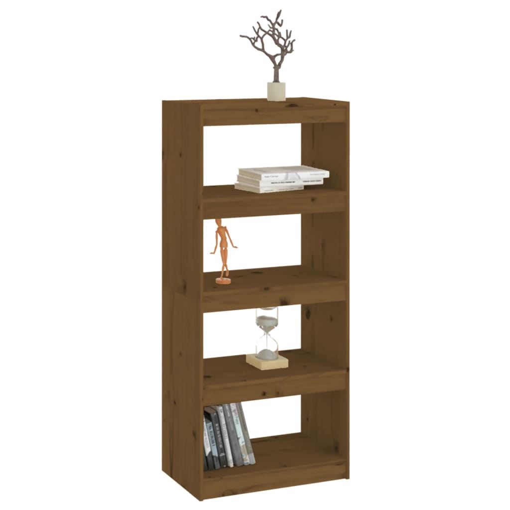 Bibliothèque/Séparateur de pièce Marron miel 60x30x135,5 cm Pin - XIOS