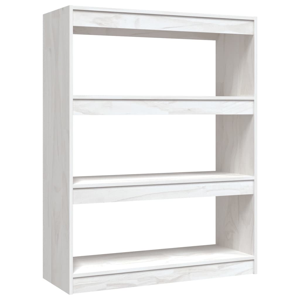 Bibliothèque/Séparateur de pièce Blanc 100x30x103 cm Pin massif - XIOS