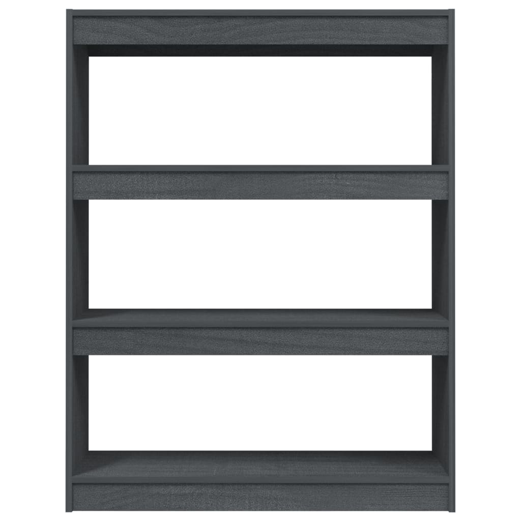 Bibliothèque/Séparateur de pièce Gris 100x30x103 cm Pin massif - XIOS
