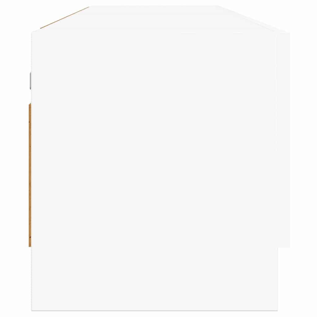 Garde-robe blanc 100x32,5x35 cm bois d'ingénierie - XIOS