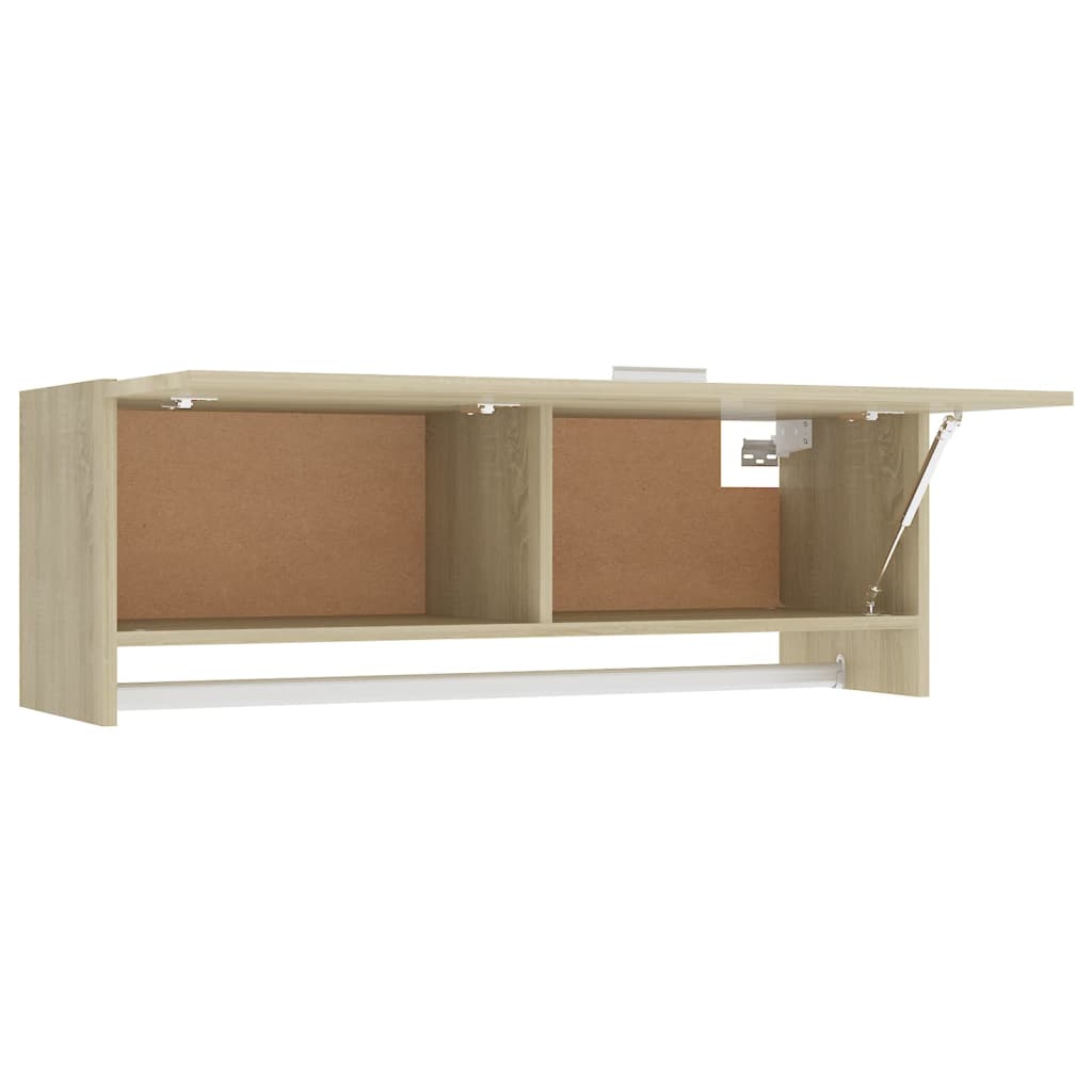 Garde-robe chêne sonoma 100x32,5x35 cm bois d'ingénierie - XIOS