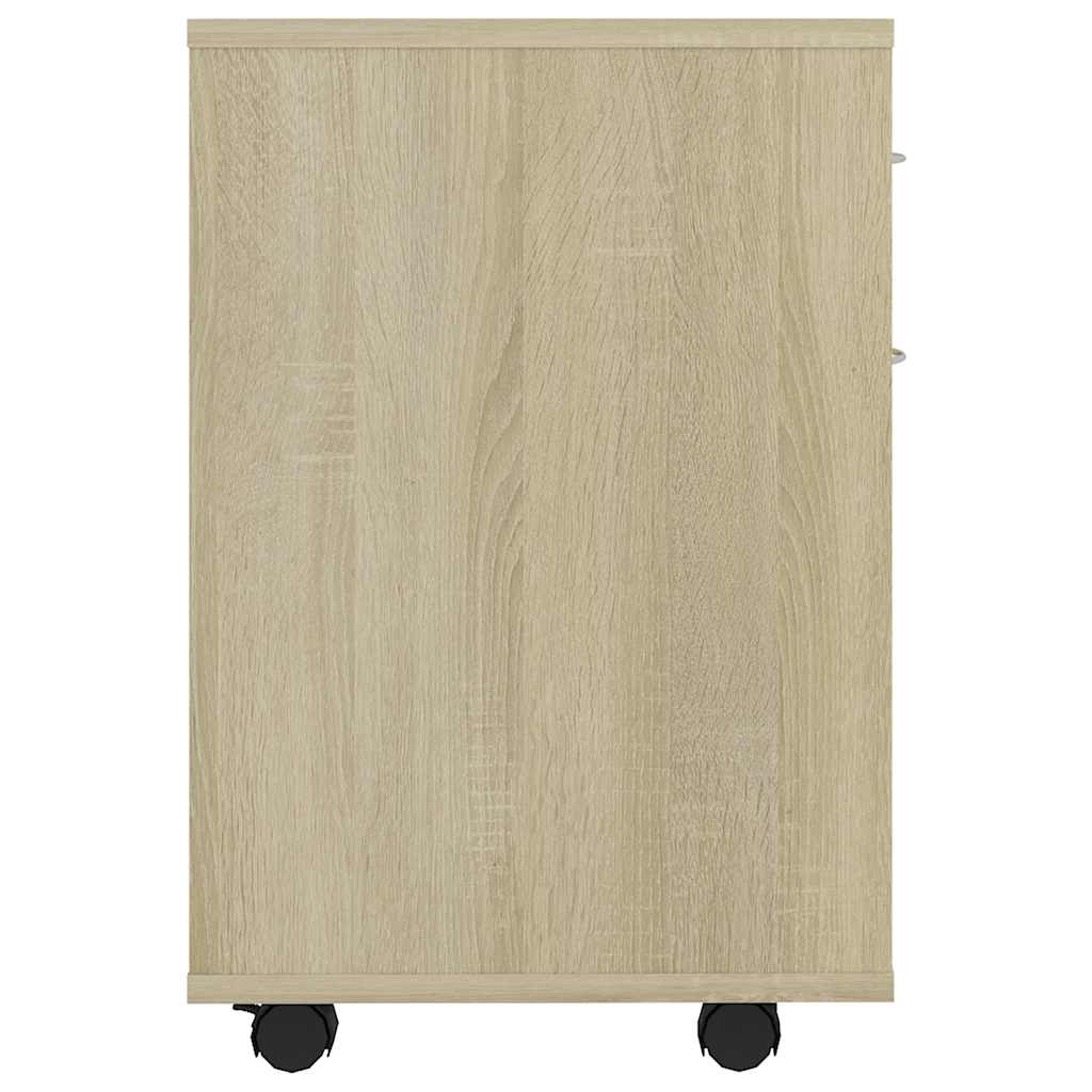 Armoire à roulettes Chêne sonoma 45x38x54 cm Bois d’ingénierie - XIOS