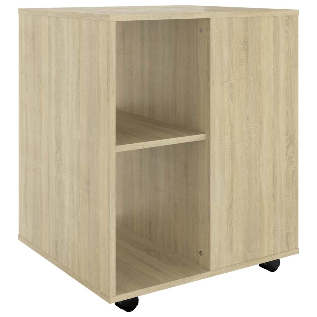 Armoire à roulettes Chêne Sonoma 60x53x72 cm Bois d'ingénierie - XIOS