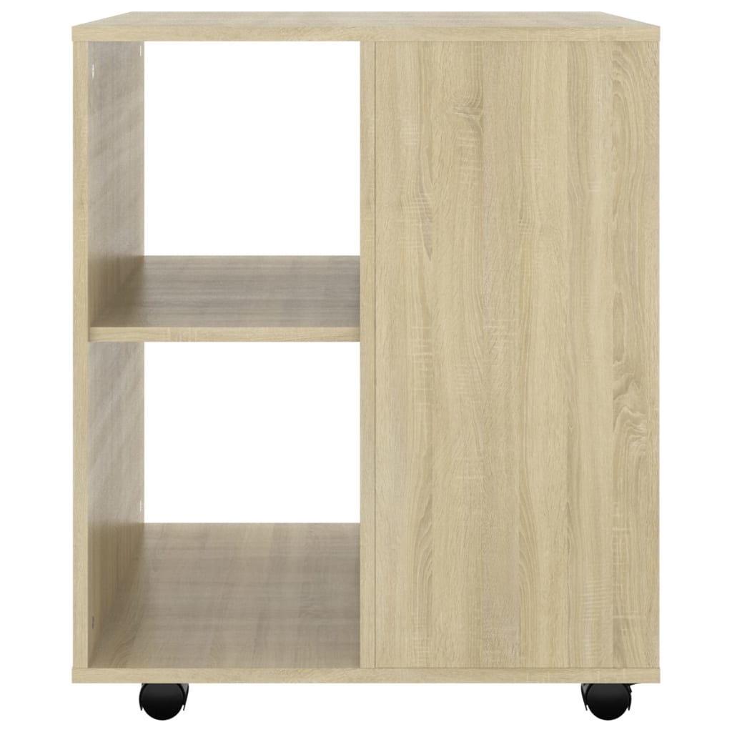 Armoire à roulettes Chêne Sonoma 60x53x72 cm Aggloméré - XIOS