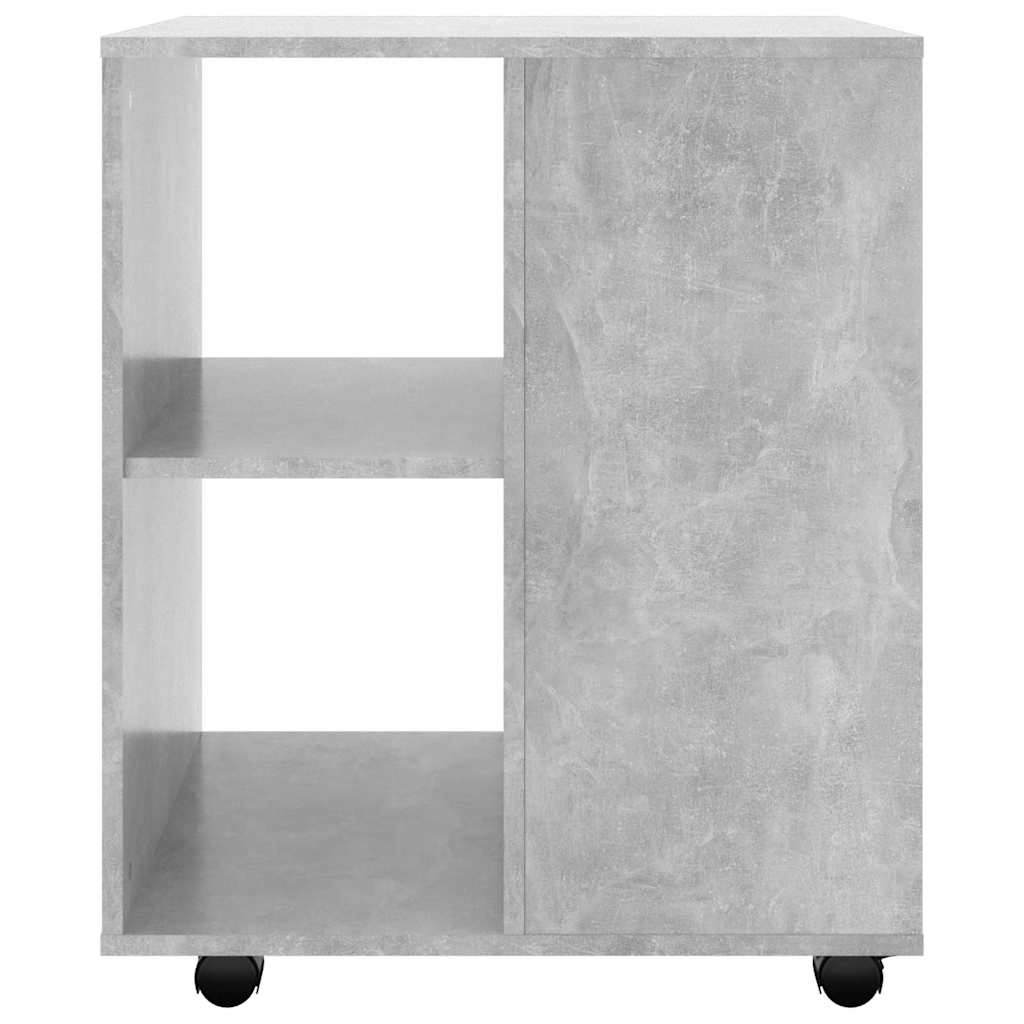 Armoire à roulettes Gris béton 60x53x72 cm Bois d'ingénierie - XIOS