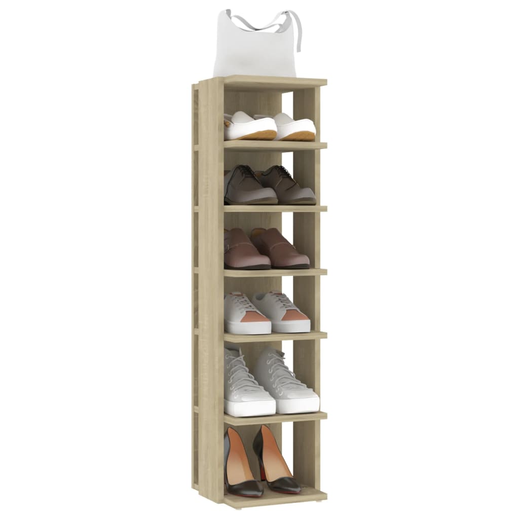 Armoires à chaussures 2 pcs Chêne Sonoma 27,5x27x102 cm - XIOS