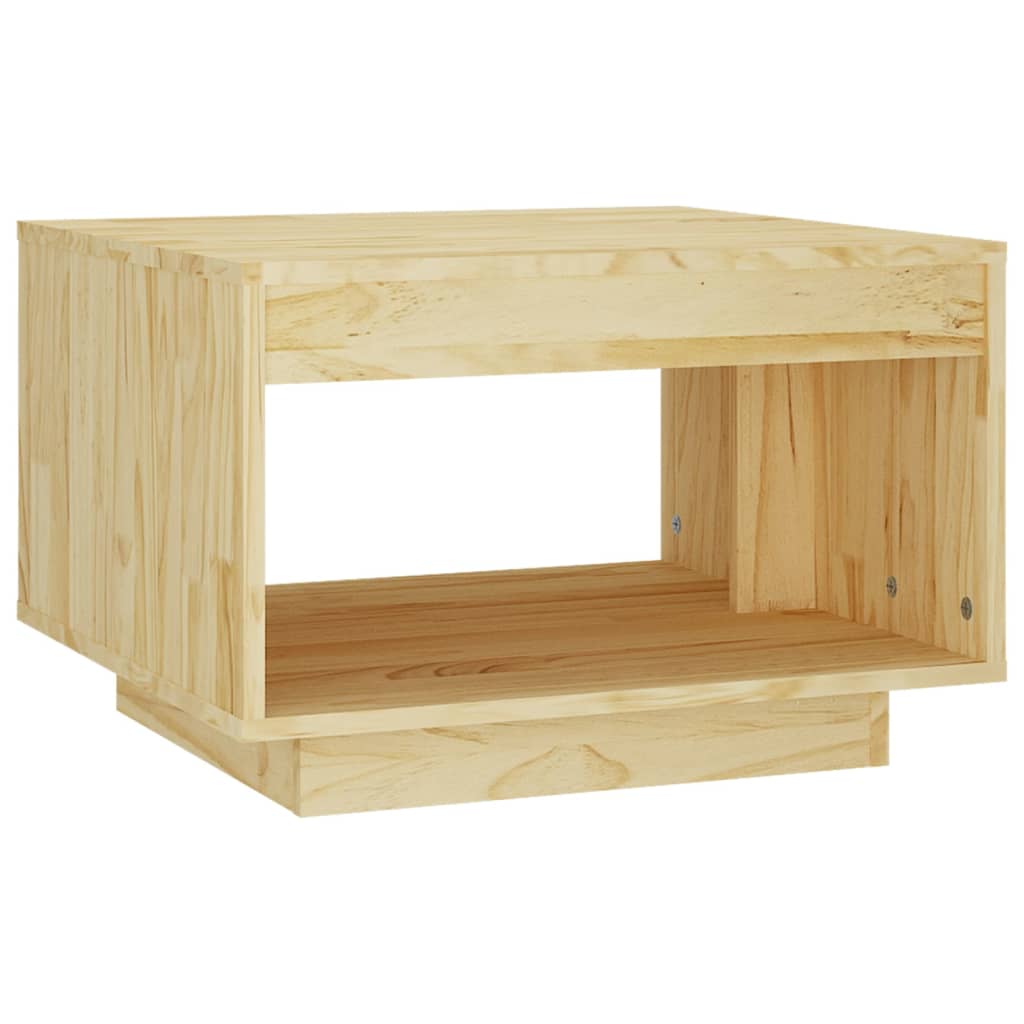 Table basse 50x50x33,5 cm bois de pin massif - XIOS