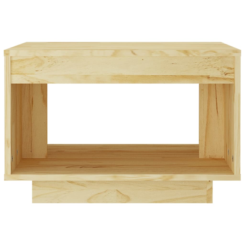 Table basse 50x50x33,5 cm bois de pin massif - XIOS