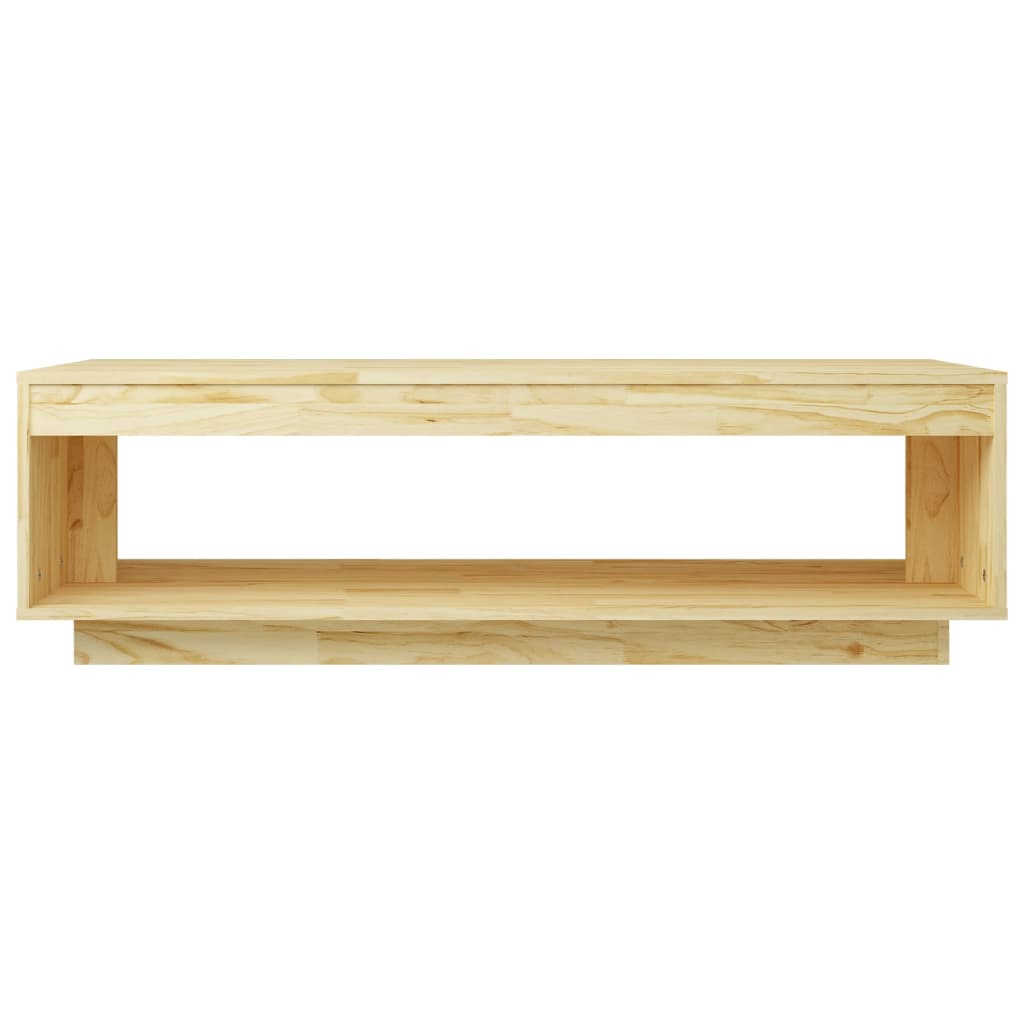 Table basse 110x50x33,5 cm bois de pin massif - XIOS