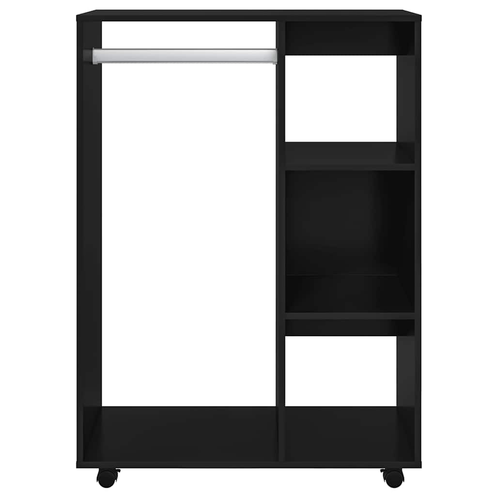 Garde-robe Noir 80x40x110 cm Bois d’ingénierie - XIOS