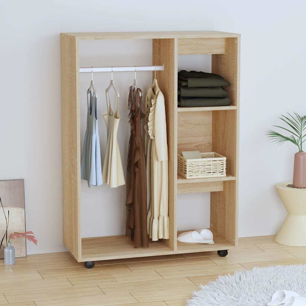 Garde-robe Chêne sonoma 80x40x110 cm Bois d’ingénierie - XIOS