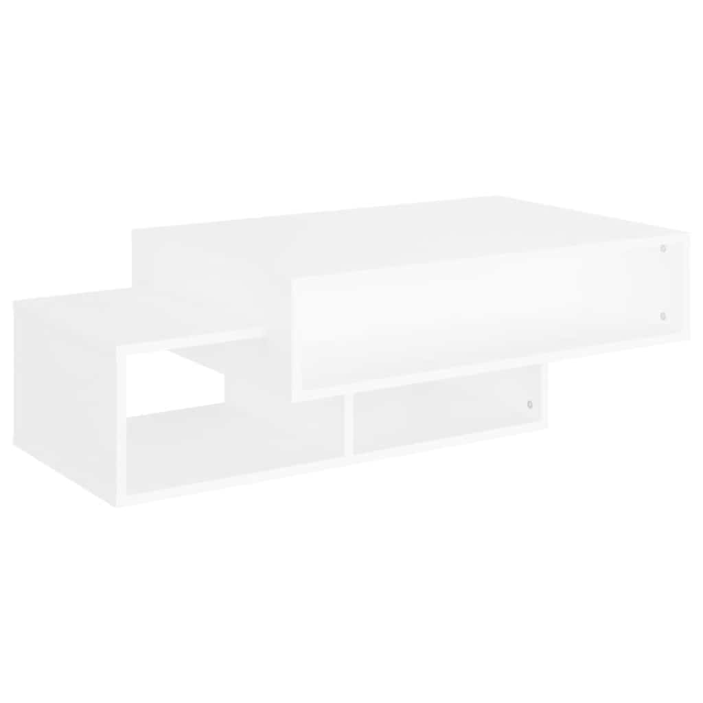 Table basse Blanc 105x55x32 cm Bois d’ingénierie - XIOS
