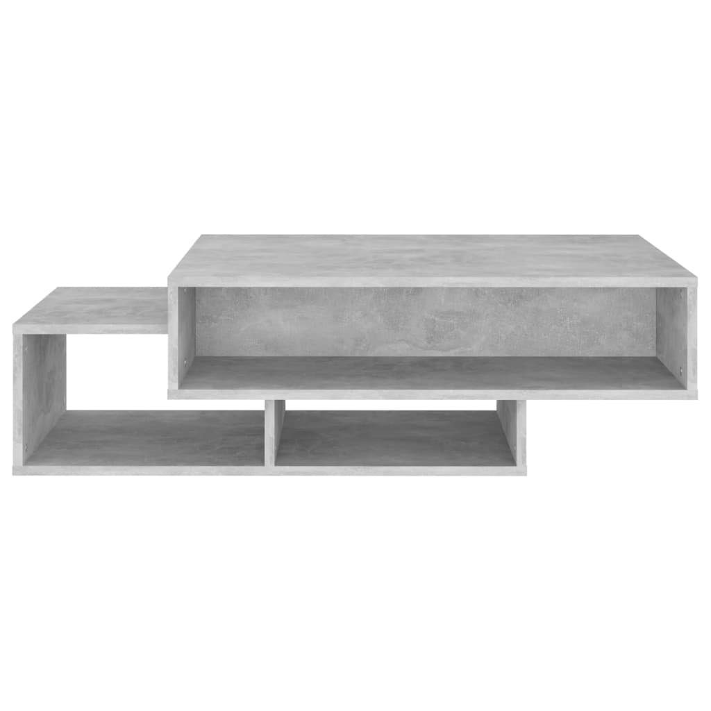 Table basse Gris béton 105x55x32 cm Bois d’ingénierie - XIOS