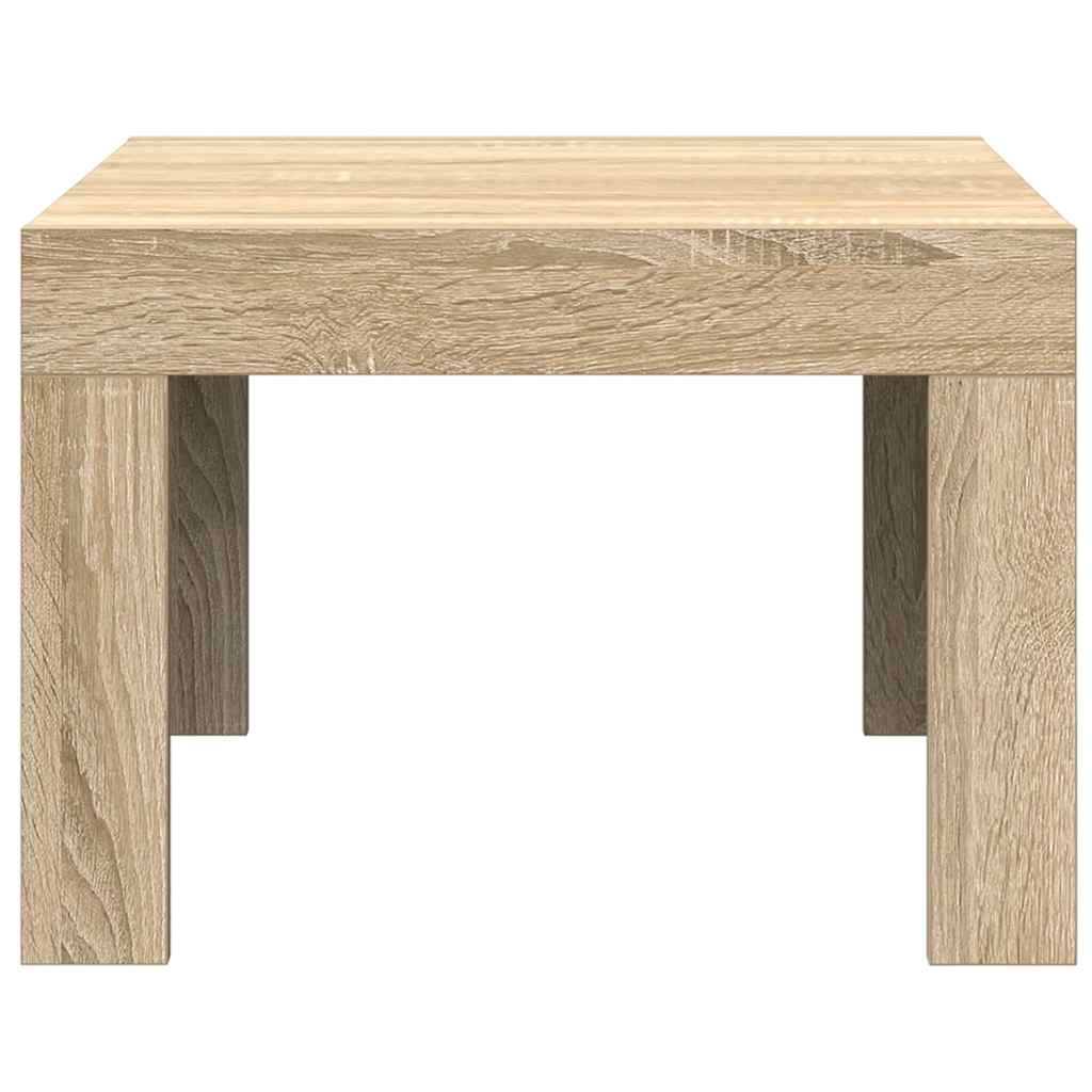 Table basse Chêne sonoma 50x50x35 cm Bois d'ingénierie - XIOS