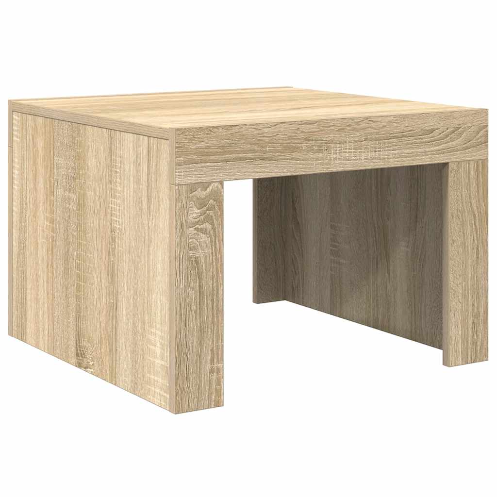 Table basse Chêne sonoma 50x50x35 cm Bois d'ingénierie - XIOS