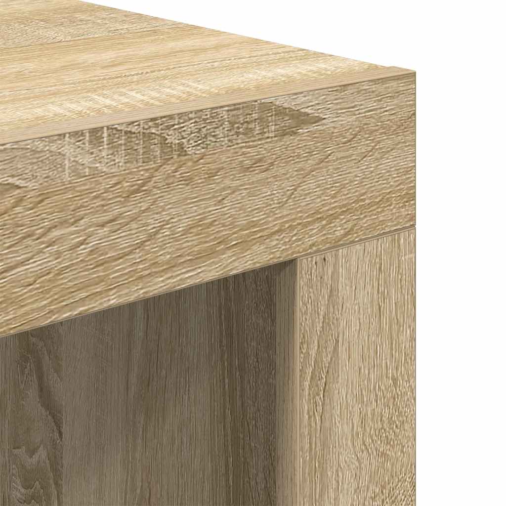 Table basse Chêne sonoma 50x50x35 cm Bois d'ingénierie - XIOS