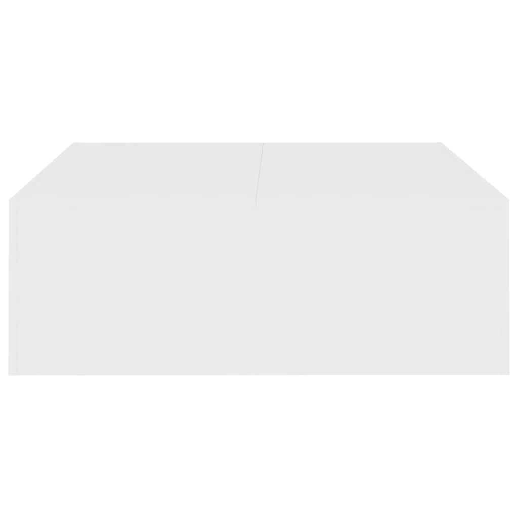 Table basse blanc 100x100x35 cm bois d'ingénierie - XIOS