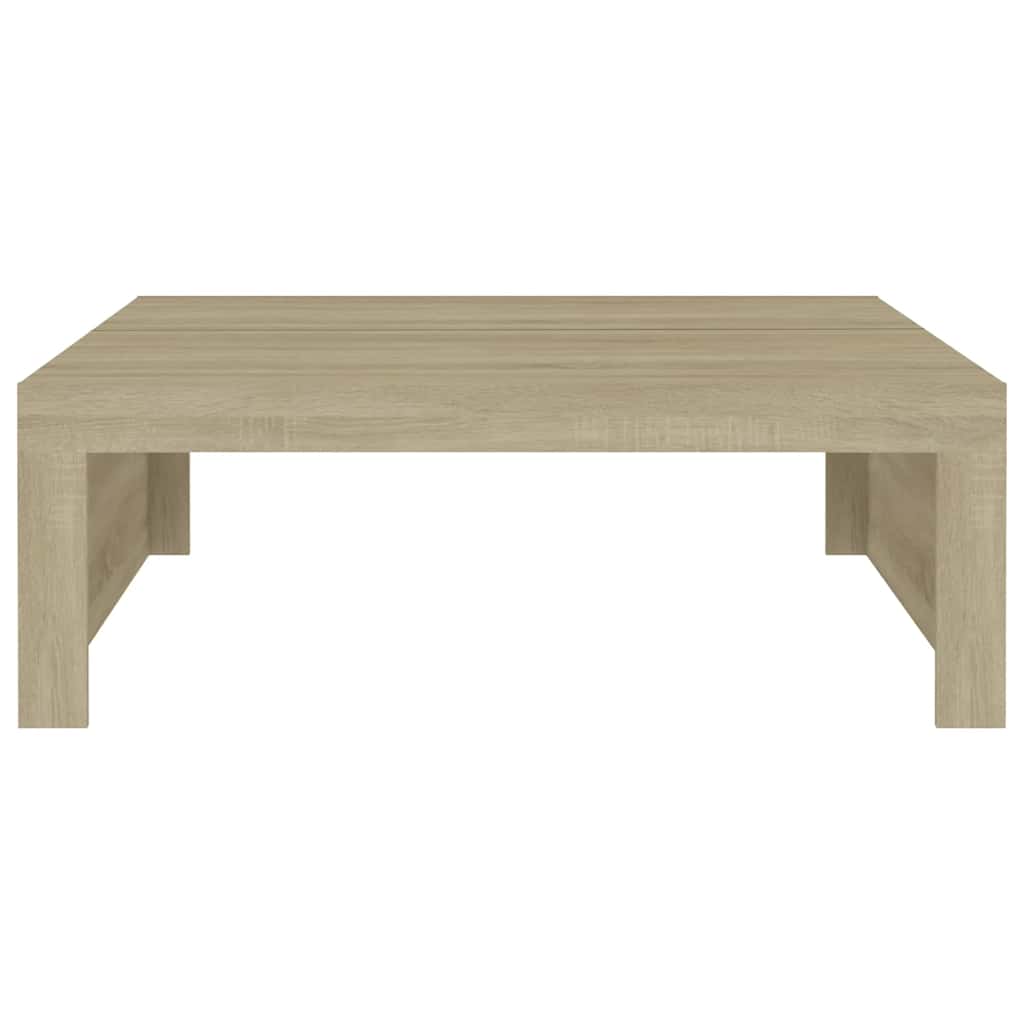 Table basse Chêne sonoma 100x100x35 cm Bois d'ingénierie - XIOS