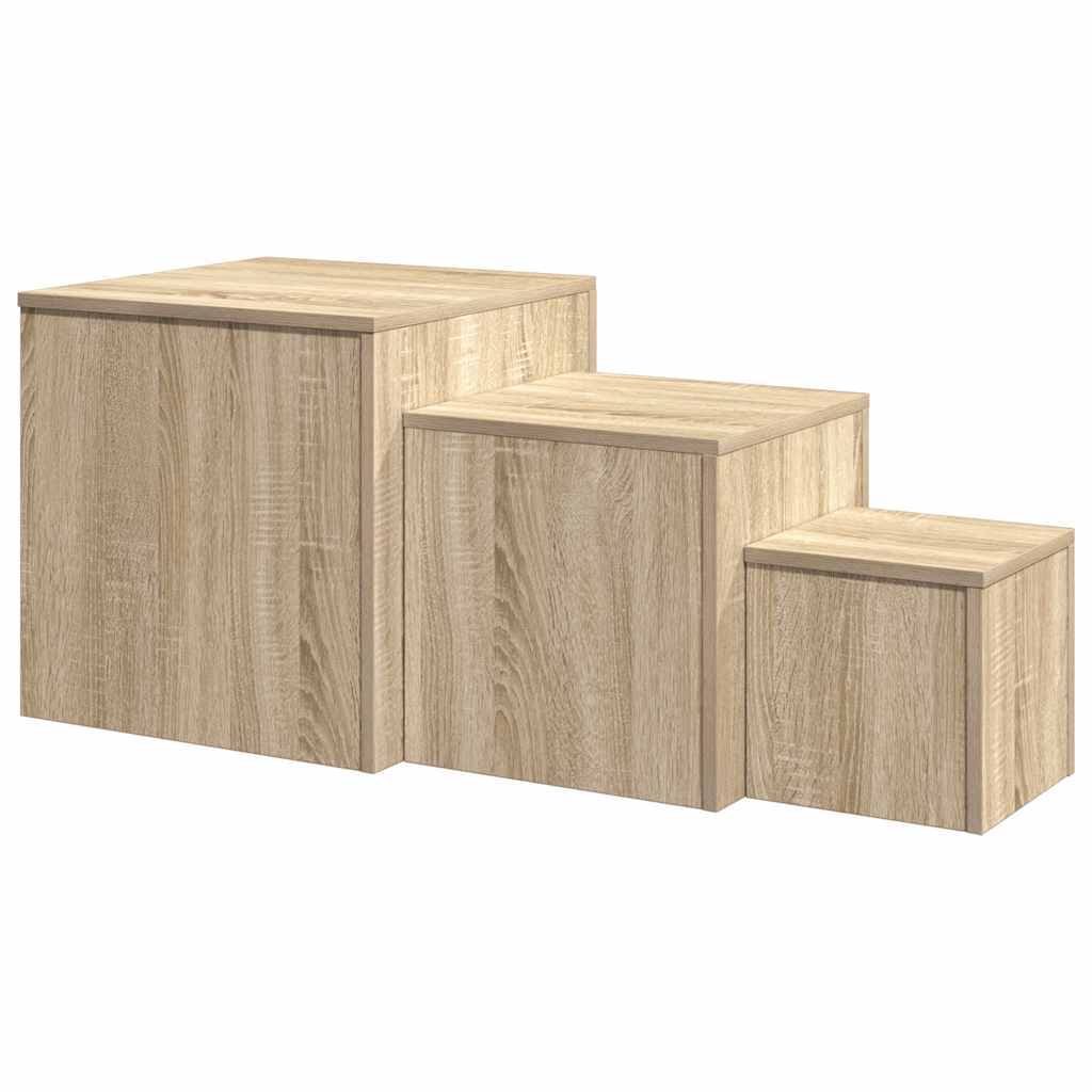 Tables d'appoint 3 pcs Chêne Sonoma Aggloméré - XIOS