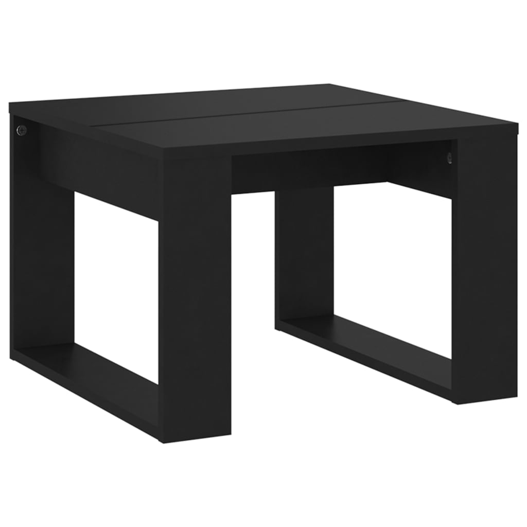 Table d'appoint Noir 50x50x35 cm Bois d’ingénierie - XIOS