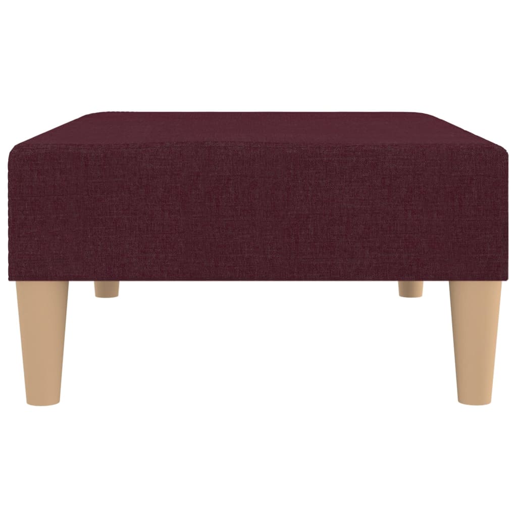 Repose-pied Violet 78x56x32 cm Tissu - XIOS