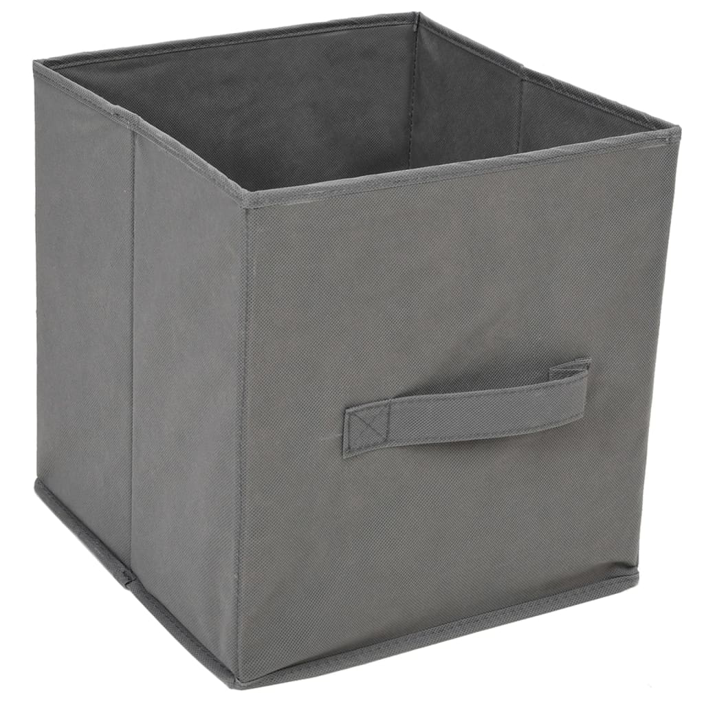 Armoire de rangement 3 tiroirs en tissu Gris 34x34x101 cm Acier - XIOS