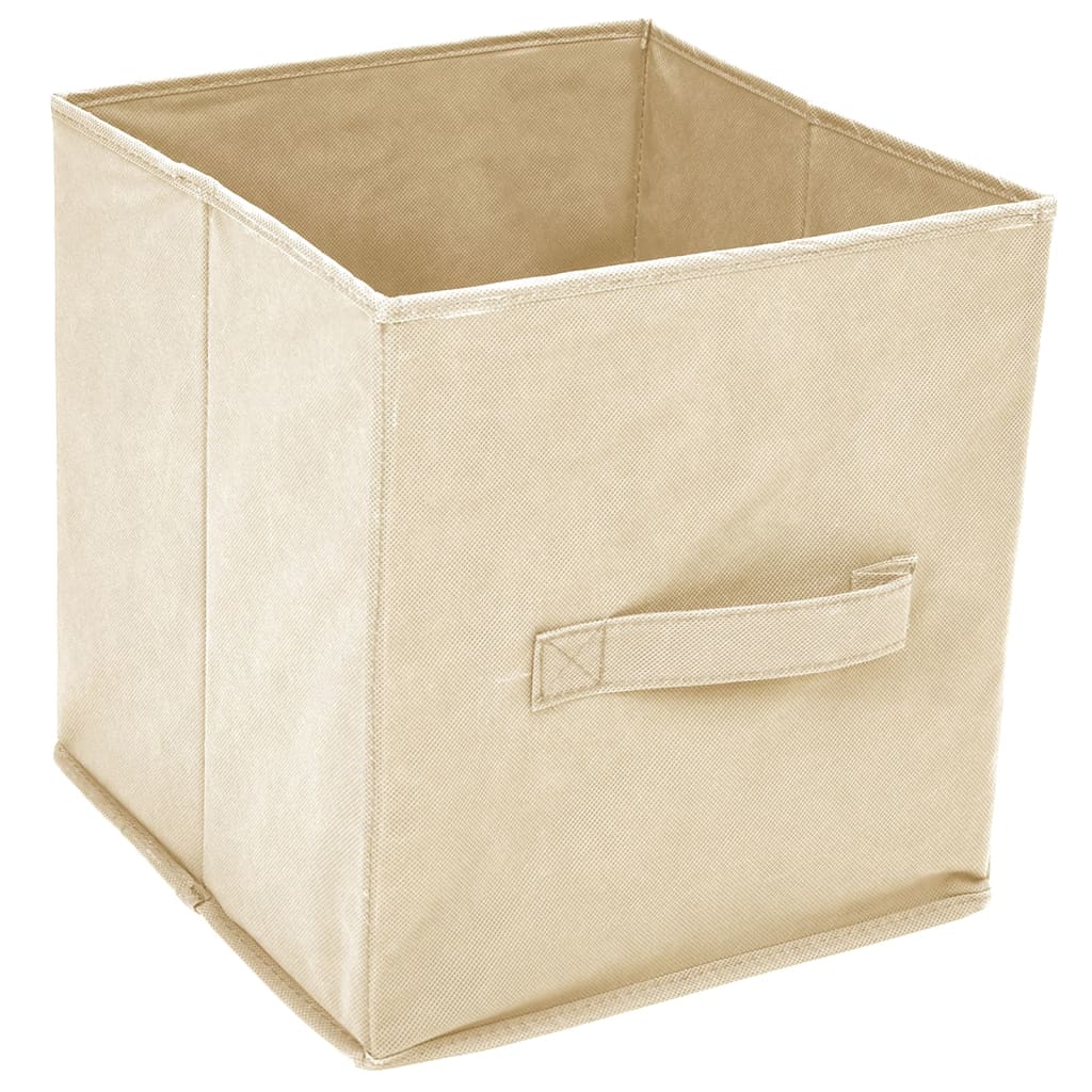 Armoire de rangement 4 paniers en tissu Crème 63x30x71 cm Acier - XIOS