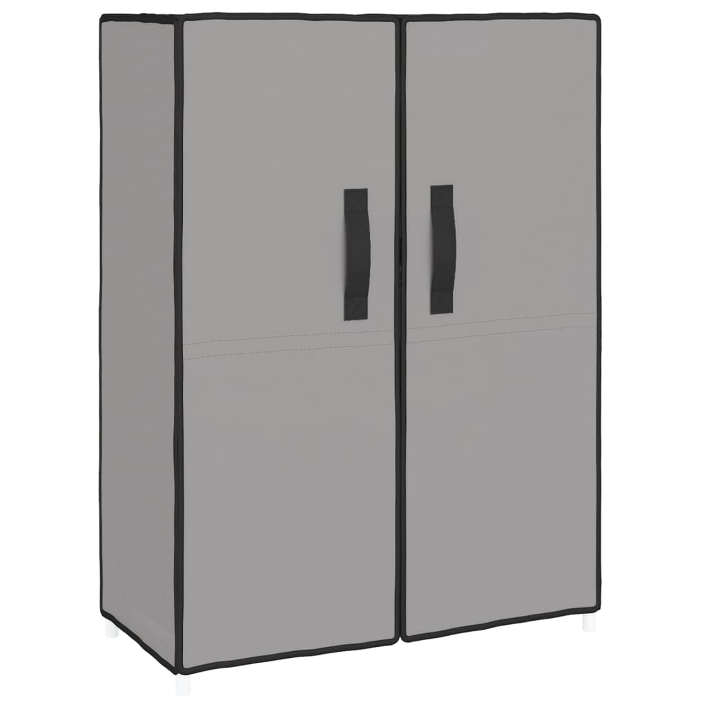 Armoire à chaussures Gris 60x28x90 cm Tissu - XIOS