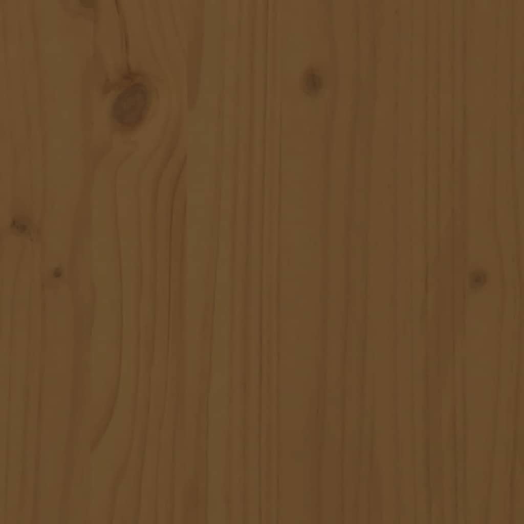 Lit de jour sans matelas marron miel bois pin massif 90x200 cm - XIOS